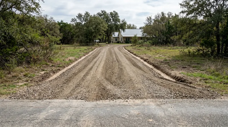 Gravel Driveway Installation & Grading Austin